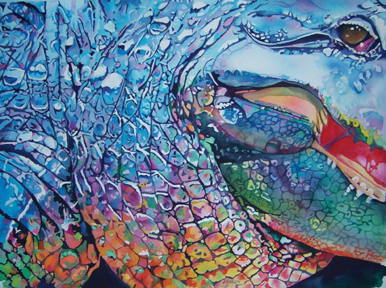 553x413 Creativity Workshop Painting Off Road - Gator Painting