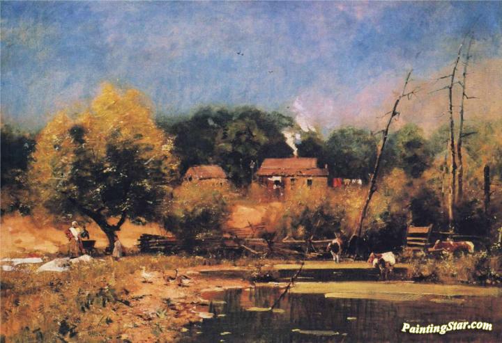 720x493 Van Buren, Tennessee Artwork By William Gilbert Gaul Oil Painting - Gaul Painting