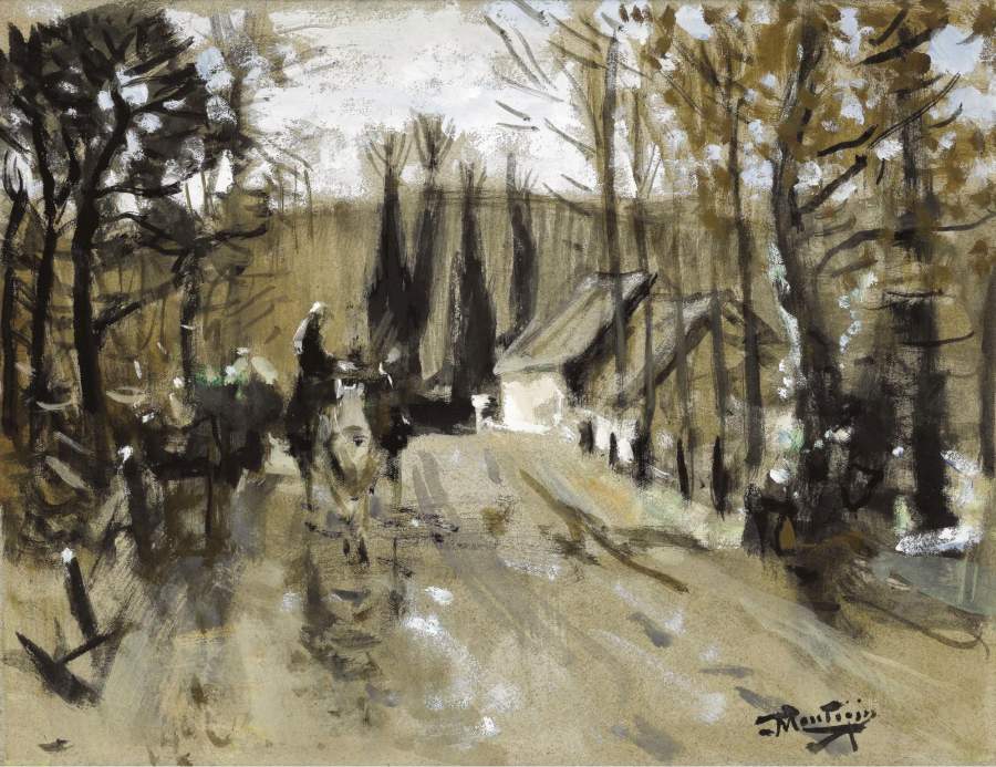 900x693 The Gear Painting Pierre Eugene Montezin Oil Paintings - Gear Painting