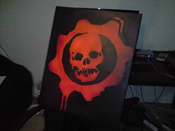 600x450 Gears Of War Painting By Dirls - Gears Of War Painting