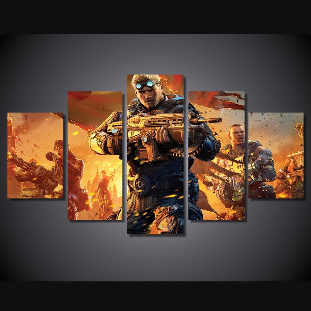 Gears Of War Painting at PaintingValley.com | Explore collection of ...