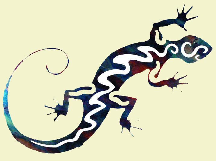 716x534 Tb2qxk6) Landsharkz Gecko Geocoin - Gecko Painting