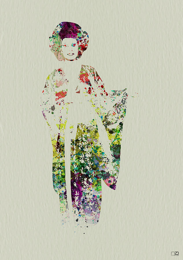 633x900 Geisha Painting By Naxart Studio - Geisha Painting
