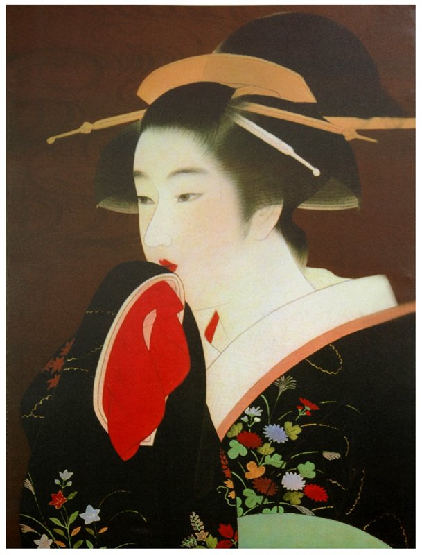 609x800 Oriental Furniture Geisha Painting Print On Wrapped Canvas - Geisha Painting