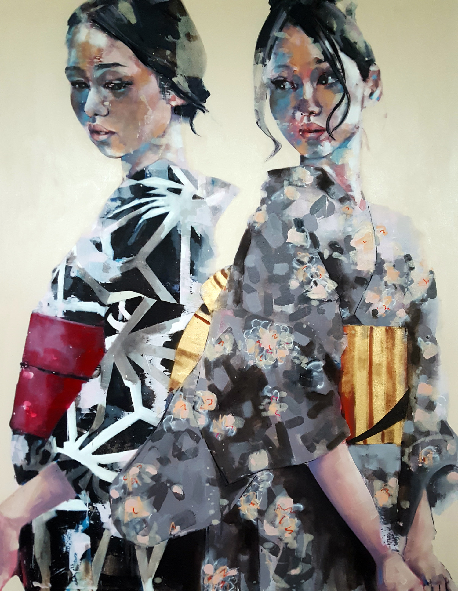 Geisha Painting Canvas