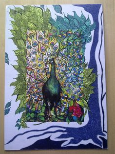 236x315 Watercolour And Gel Pen And Alot Of Circles! Artwork By Sarah - Gel Pen Painting