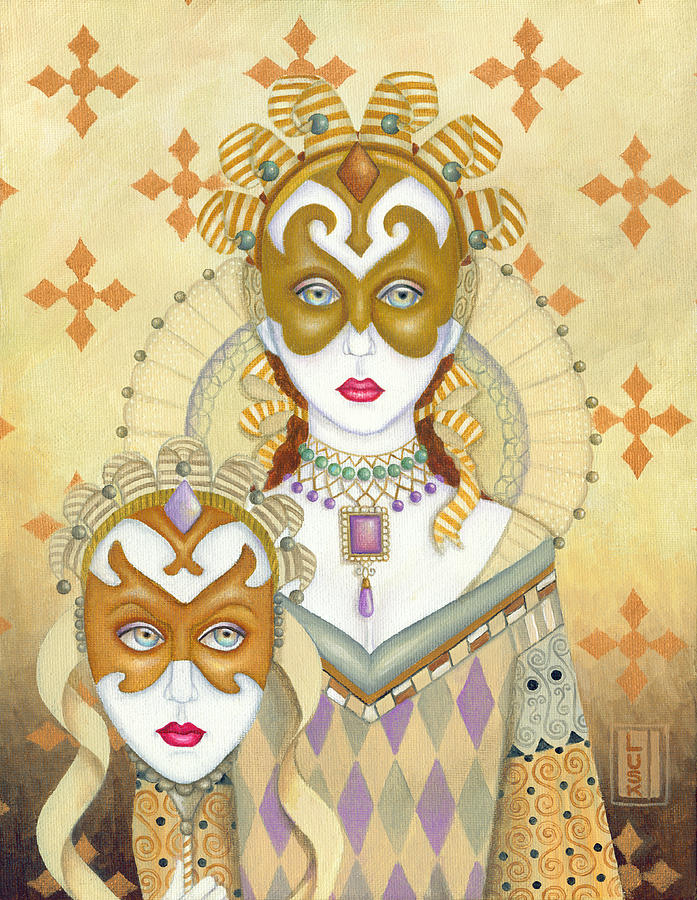 697x900 Gemini Painting By B K Lusk - Gemini Painting