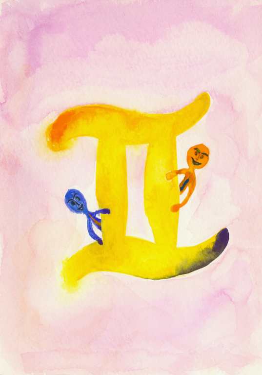 537x768 Gemini The Twins - Gemini Painting