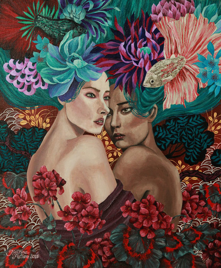 454x550 Paintings 2016 - Gemini Painting