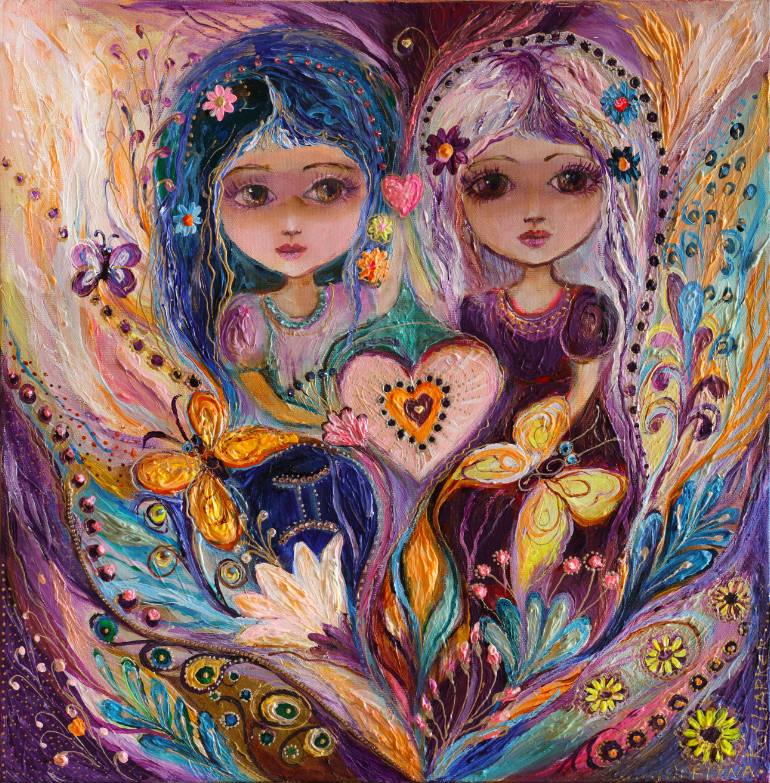 770x783 Saatchi Art The Fairies Of Zodiac Series - Gemini Painting