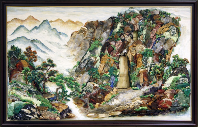 800x516 Gemstone Picture Art Ashli Jewelers - Gemstone Art Painting