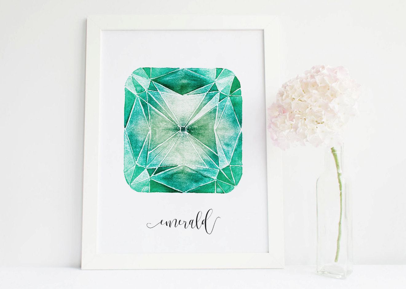 1321x941 Emerald Crystal Emerald Stone Art Gemstone Decor Crystals - Gemstone Art Painting