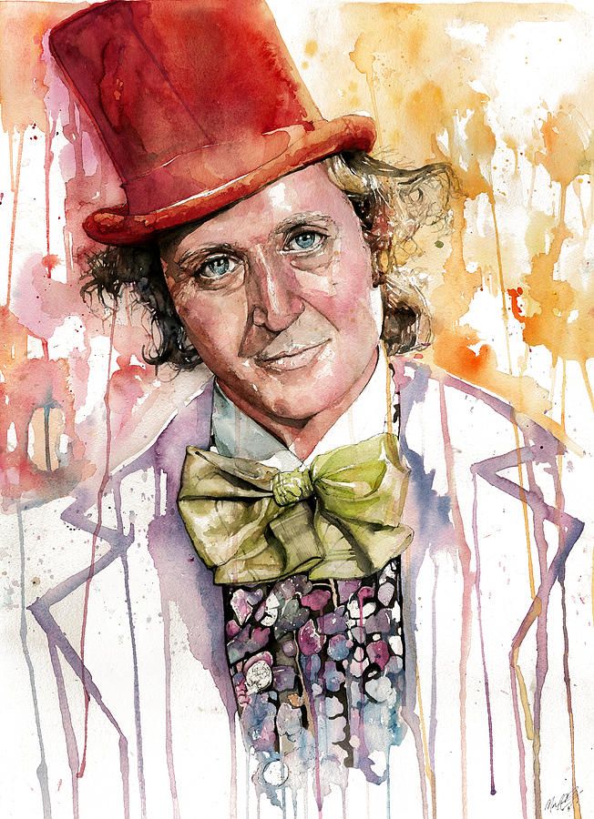 652x900 Gene Wilder Canvas Print Canvas Art By Michael Pattison - Gene Painting
