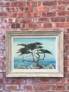 225x300 Carmel California Oil Painting By Gene Grant. Signed. Carmel - Gene Painting