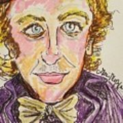 180x180 Gene Wilder Painting By Geraldine Myszenski - Gene Wilder Painting