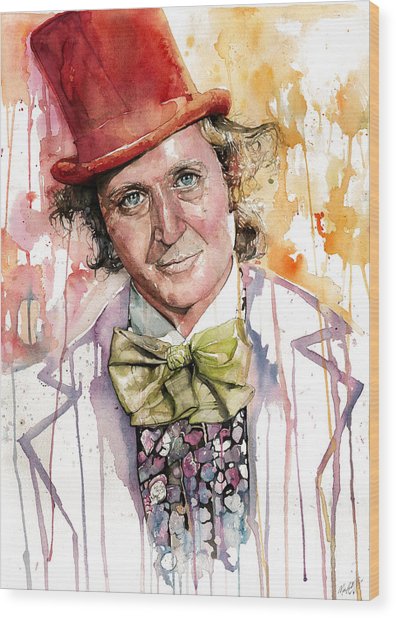 396x618 Gene Wilder Painting By Michael Pattison - Gene Wilder Painting