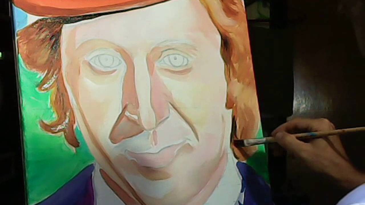 1280x720 Gene Wilder Painting By Paul Arnold 2016 - Gene Wilder Painting
