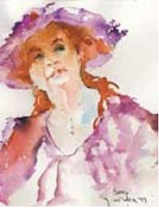 224x292 Sartle Blog The Forgotten Art Of Gene Wilder - Gene Wilder Painting