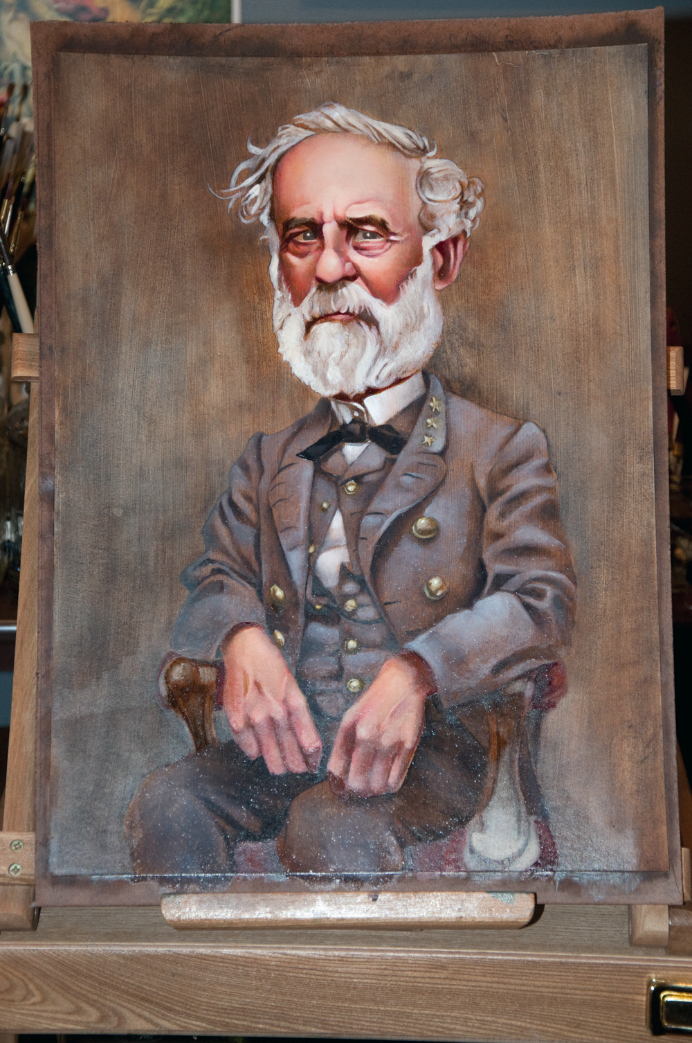 1000x1506 Robert E. Lee Zach Franzen - General Lee Painting