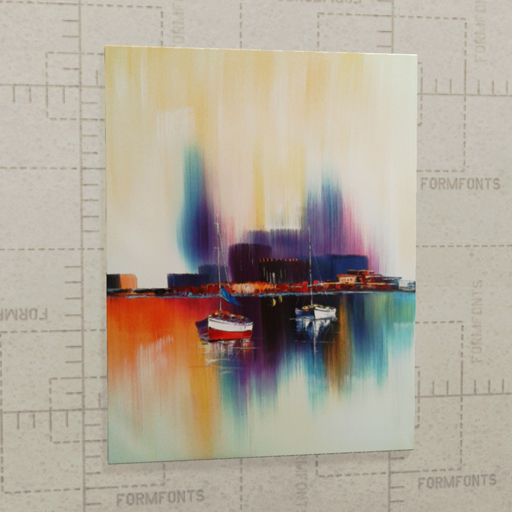 512x512 Generic Large Oil Painting 3d Model - Generic Painting