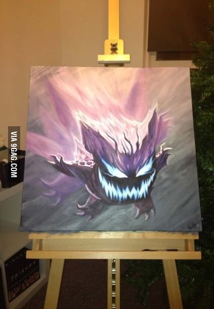 424x612 Gengar Painting - Gengar Painting