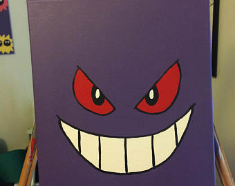 340x270 Gengar Painting Etsy - Gengar Painting