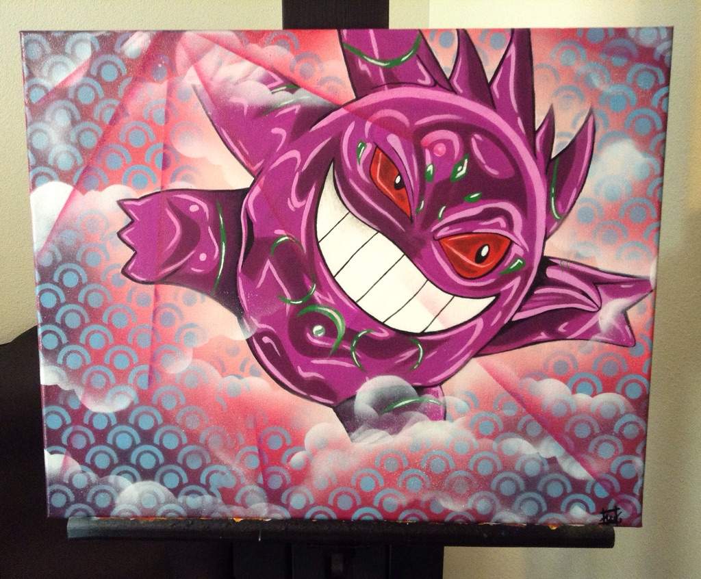 1024x846 Gengar Painting Amino - Gengar Painting