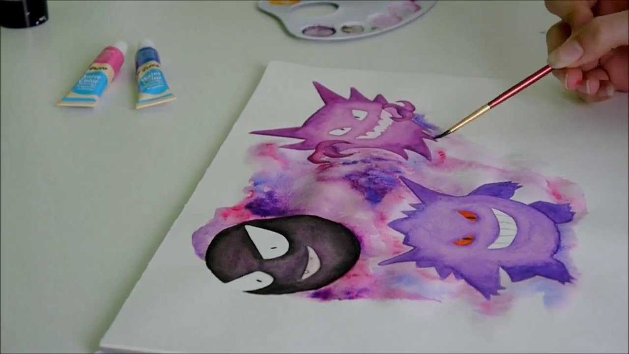 1280x720 Nebulak Gengar Alpollo (Westghost Clique) - Gengar Painting