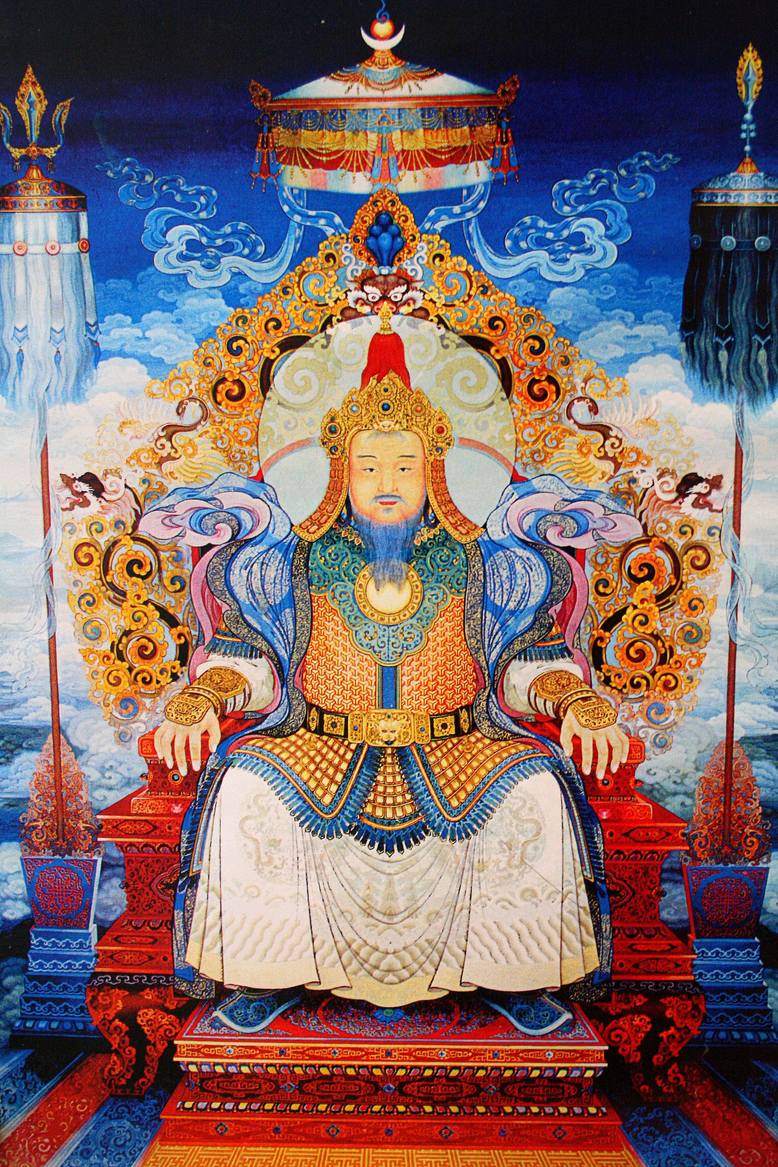 2494x3737 Genghis Khan Manu's Universe - Genghis Khan Painting