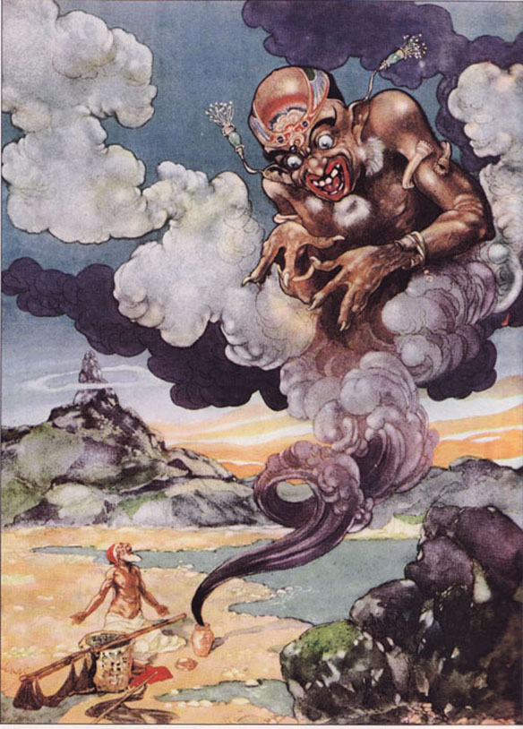 584x814 Genie Bull Circa71 - Genie Painting