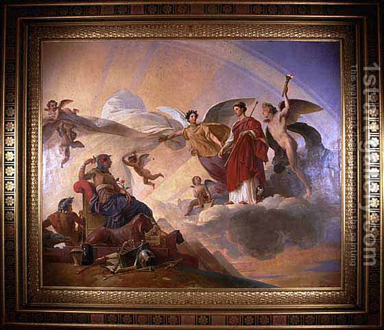 560x482 L'Etude Et Le L'Antique Egypte La (Study - Genie Painting