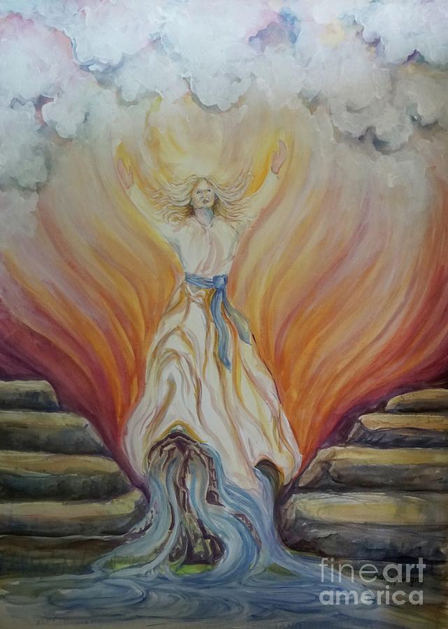 641x900 Standing In His Glory Painting By Genie Morgan - Genie Painting