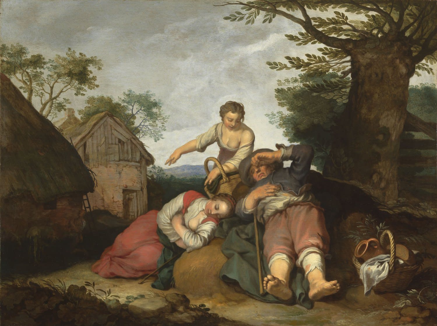 1500x1117 Abraham Bloemaert, Rural Genre Scene With The Prodigal Son, 1634 - Genre Scene Painting