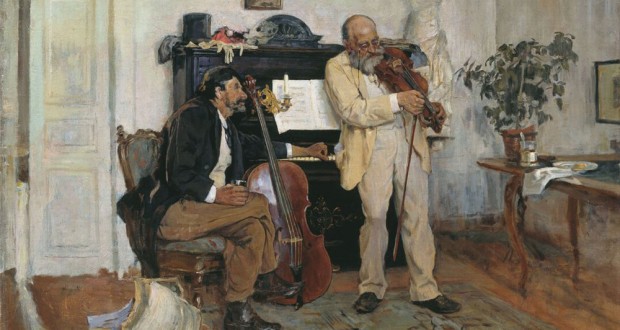 620x330 Portraiture Of Kharkov Region In Works Of The Artists Kostyantyn - Genre Scene Painting