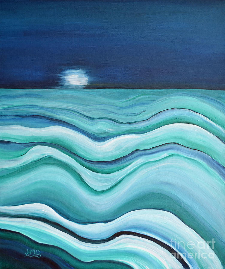 751x900 Geode Painting By Janice Deangelis - Geode Painting