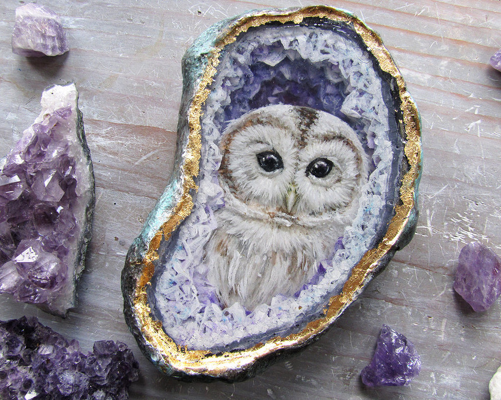 999x799 Geode Study - Geode Painting