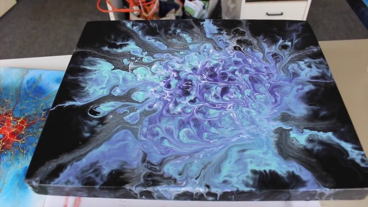 1280x720 Making Abstract Geode Paintings - Geode Painting