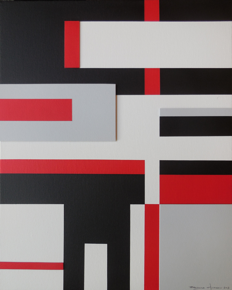 750x938 Geometric Abstraction, Hard Edge Art - Geometric Abstract Painting