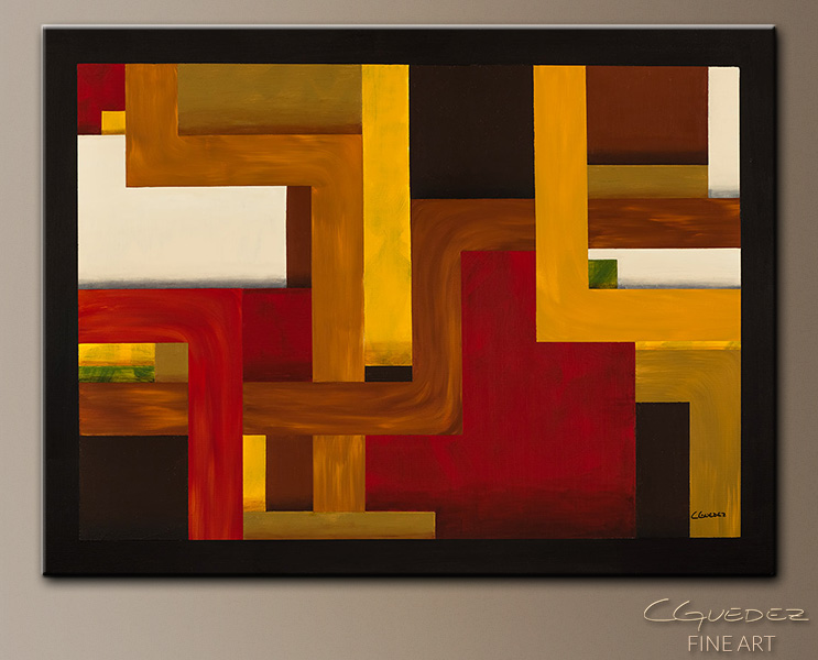 743x600 Modern Geometric Art Painting - Geometric Abstract Painting