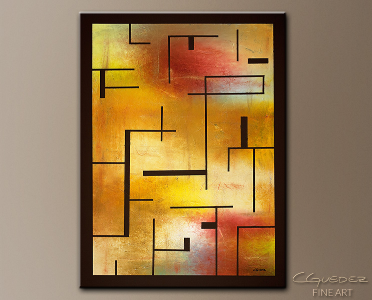 743x600 Geometric Art Painting For Sale Face Of Glory - Geometric Art Painting