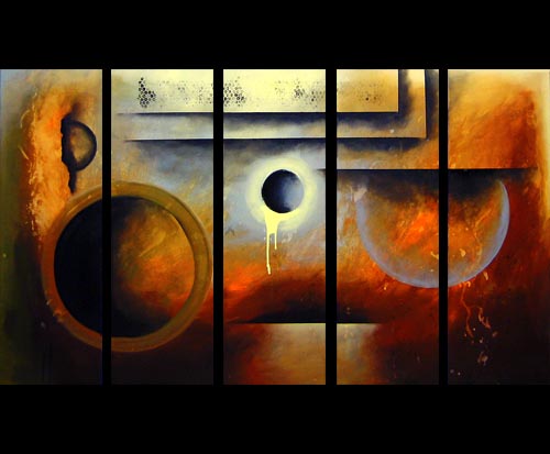 500x413 Painting - Geometric Art Painting