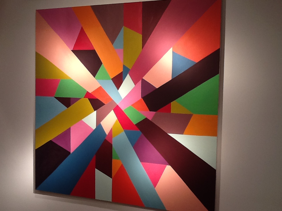 960x720 Nancy Margolis Gallery Presents Razzmatazz By Jackie Meier - Geometric Canvas Painting