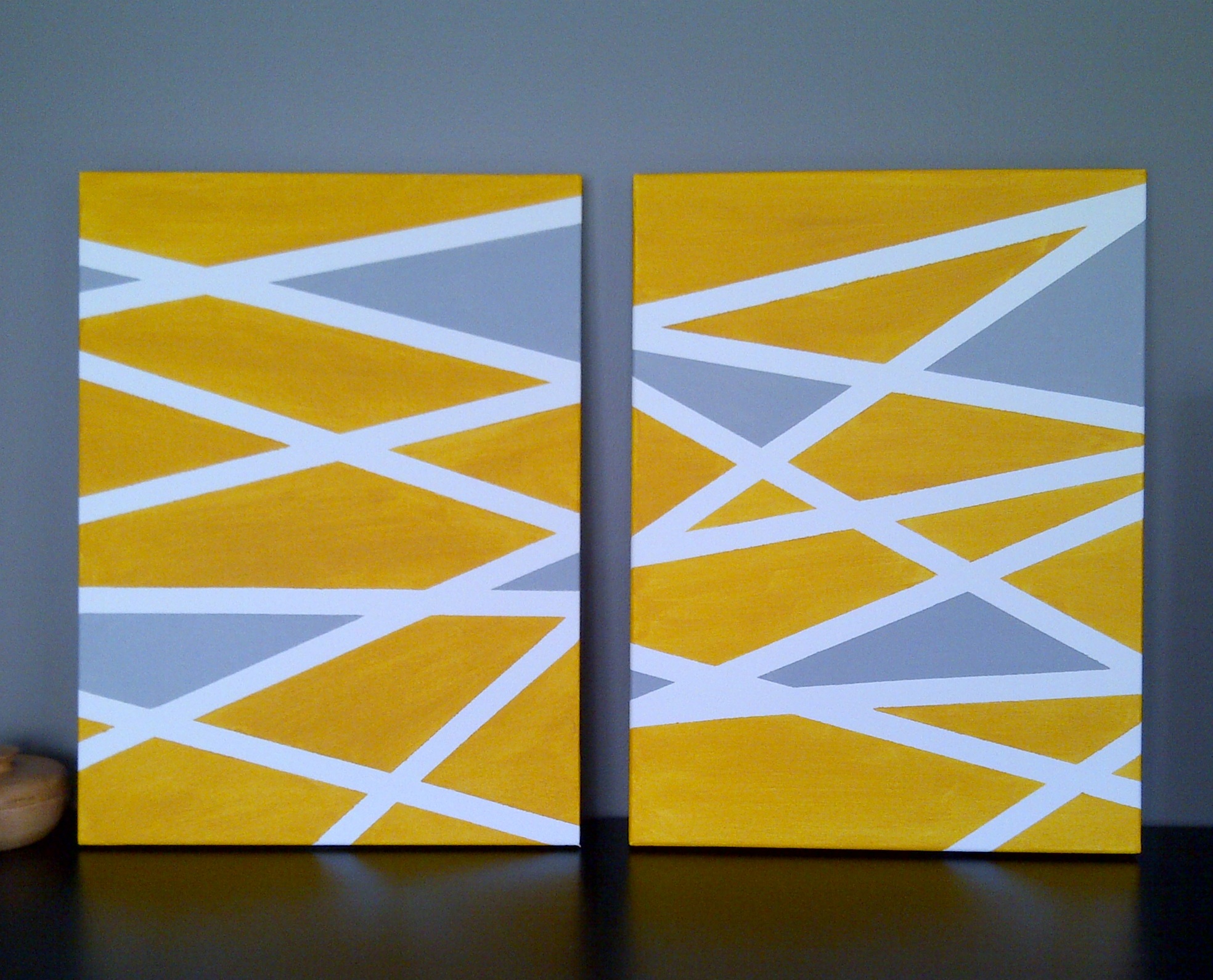 Geometric Canvas Painting At Explore Collection Of