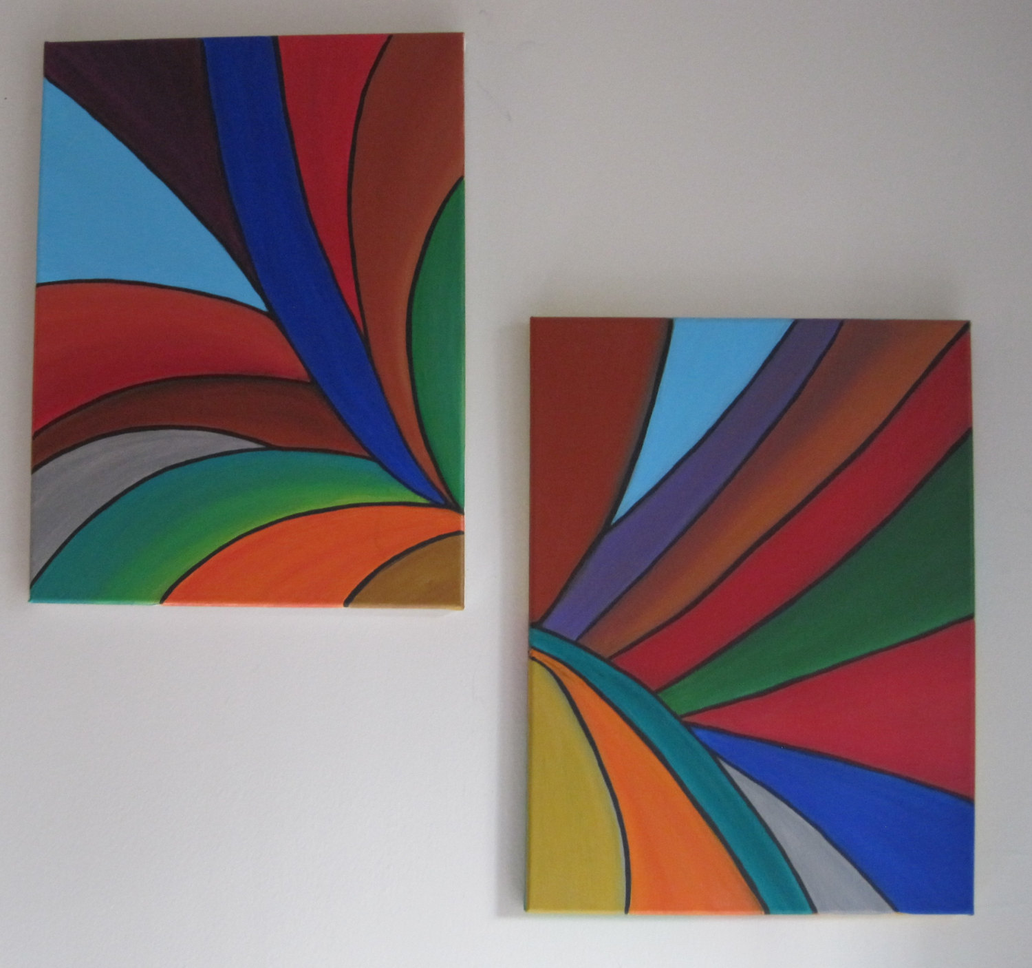 1500x1406 Original Geometric Wall Art Abstract Geometric Painting - Geometric Painting