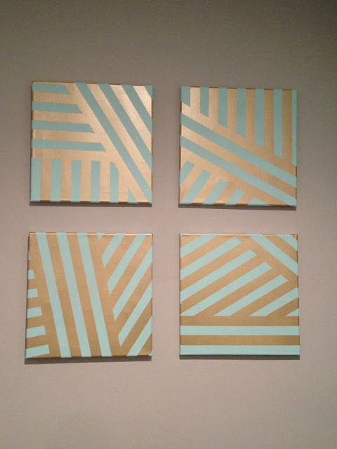 480x640 Diy Geometric Painting With Tape Ideas The Whoot - Geometric Painting