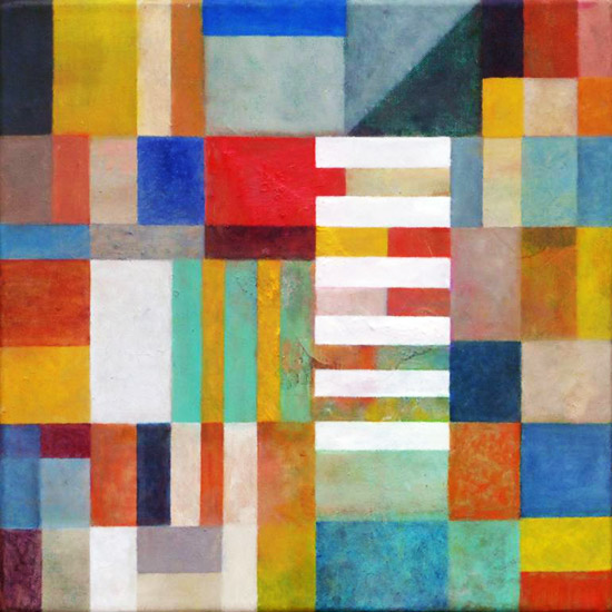 550x550 Carles Guitart Geometric Figures - Geometric Painting Artists