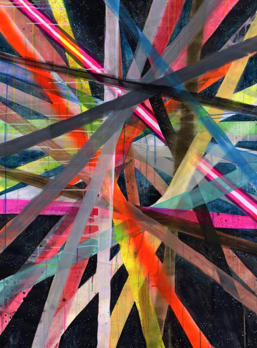 525x709 Maya Hayuk Paintings Are All Geometry And Colour Mutantspace - Geometric Painting Artists