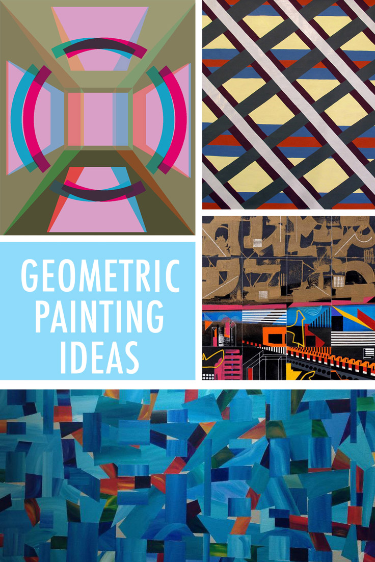 736x1102 Creative Geometric Painting Ideas - Geometric Painting Designs