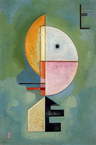 333x500 Upward Geometric Shapes Abstract Art Painting By - Geometric Shapes Painting