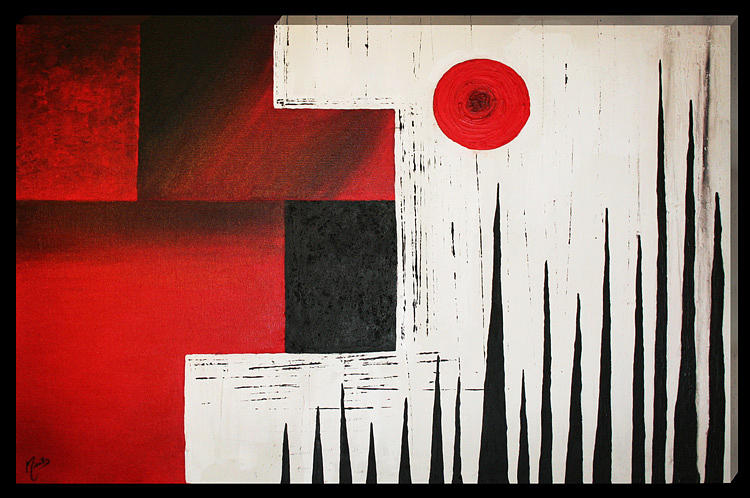 750x498 Geometrical Painting By Mireille Yaacoub - Geometrical Painting